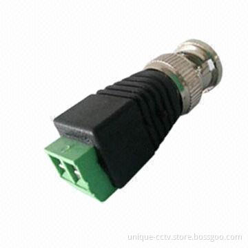 Coax CAT5 to Camera CCTV BNC Video Balun Connector Adapter